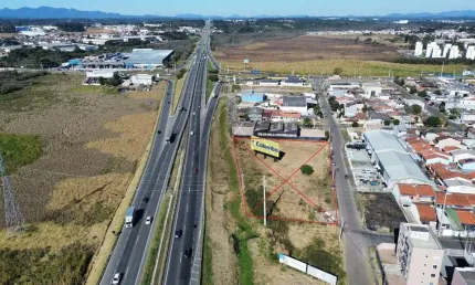 Área a venda | zr4 com 3.458 m² as margens da br 277 em são josé dos pinhais - pr