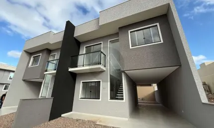 Sobrado novo 3 quartos (1 suíte) em condomínio fechado – costeira, sjp