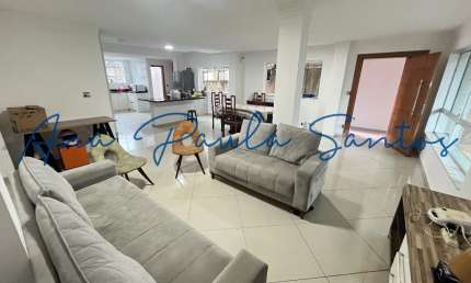 OPORTUNIDADE IMPERDÍVEL NO CAMPO GRANDE! Ampla e moderna casa geminada duplex com 3 dorms (2 suítes) a venda no Campo Grande em Santos - SP
