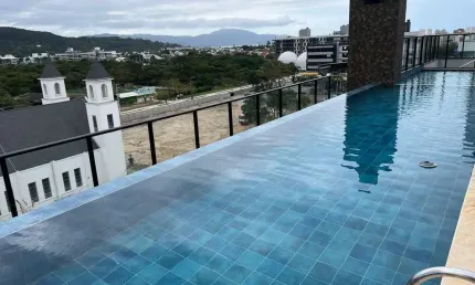 Apartamento com 2 quartos à venda na avenida das raias, 104, jurerê internacional, florianópolis por r$ 1.330.000