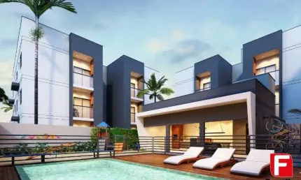 Apartamento com 2 quartos à venda na Rua Lima Barreto, 78, Jardim da Barra, Itapoá, 45 m2 por R$ 289.000