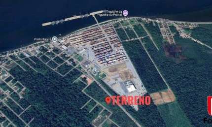 Terreno comercial à venda na Rua 2809 Pixuna, 255, Figueira do Pontal, Itapoá por R$ 150.000