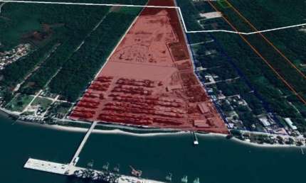 Terreno comercial para alugar na rua 2760 com a tucuna  quadra inteira, Pontal, Itapoá por R$ 1.000.000