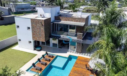 Casa Alto Padrão Excelente Custo Benefício Cond. Villagio do Engenho 5 suítes 4 salas gourmet piscina escritório adega completa planejados 6 vagas