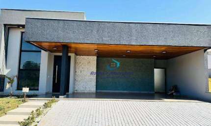Casa Nova Térrea Condomínio Bellevie 3 suítes sendo uma master com closet Salas integradas ao Gourmet com Pé Direito Duplo 6 vagas 2 Lavabos