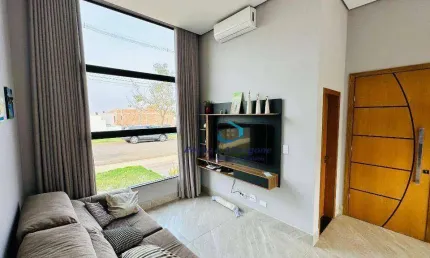 Casa Térrea Condomínio Morada das Flores Rosas Com 3 dormitórios sendo 1 suíte Lavabo Salas Integradas com Gourmet Armários Planejados Ar Condicionado
