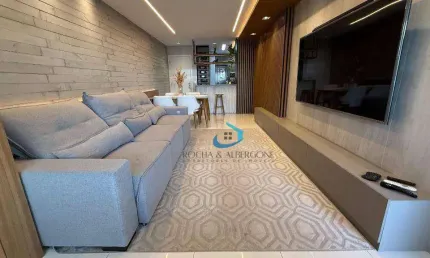 Lindo Apartamento Ed. Chelsea Tower Gleba Palhano Andar Alto Face Norte Decorado  3 quartos sendo 1 suite screenglass planejados eletro e eletrônicos
