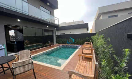 Linda Casa Sobrado com Piscina no Condomínio Parque Tauá, Londrina - PR.