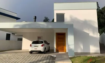 Condomínio green hills - casa em condomínio fechado, térrea de 03 suites à venda na cachoeira do bom jesus - florianópolis - sc