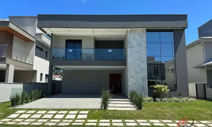 Casa em condomínio 3 suítes, nova à venda no  red park - florianópolis - sc