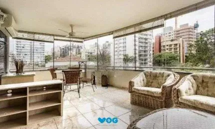 Amplo apartamento com 3 dormitórios, churrasqueira e hidromassagem - 222m² - pet