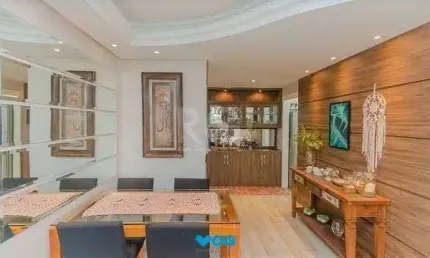 Excelente apartamento mobiliado com 2 dormitórios e 2 vagas.