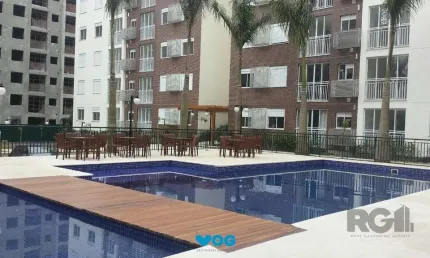 Apartamento de 2 dormitórios, 1 suíte, 1 vaga escriturada no condomínio barra ga