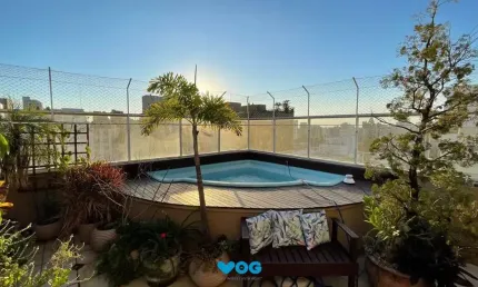 Cobertura duplex com piscina privativa, lareira e vista exclusiva