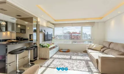 Apartamento semi mobiliado com 2 quartos de bairro petrópolis