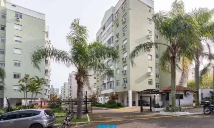 Apartamento no cristal de 2 dormitórios vaga e infra