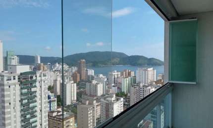 Apartamento com 1 dorm, Aparecida, Santos - R$ 1.6 mi, Cod: 3853