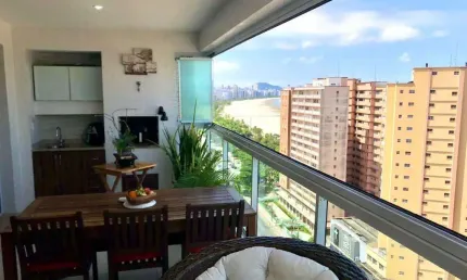 Apartamento à venda, 3 quartos, 1 suíte, 2 vagas, josé menino - santos/sp