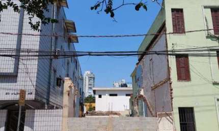 Terreno à venda na Rua Pasteur, 1, Gonzaga, Santos