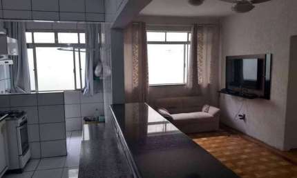 Apartamento com 2 quartos, Vila Mathias, Santos - R$ 330 mil, Cod: 3077