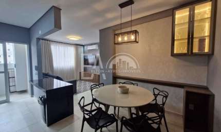 Apartamento novo, 2 dormitórios mobiliado para alugar em Santos