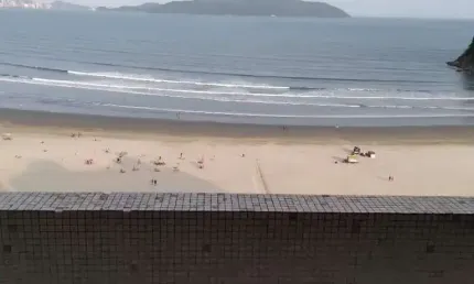 Apartamento 3 dormitórios, frente mar, em são vicente