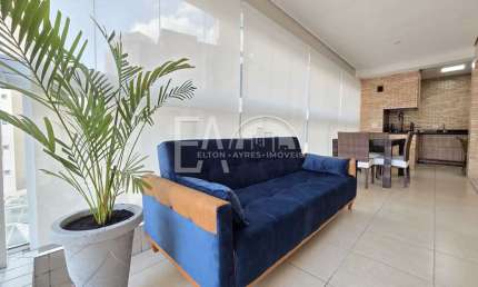 Apartamento com 3 dormitórios, para locação no Gonzaga, Santos