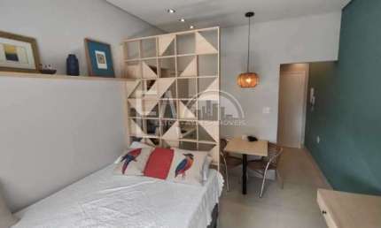 Sala Living com 1 quarto, Ponta da Praia, Santos - R$ 340 mil, Cod: 5685