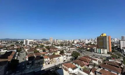 Apartamento de 1 dormitório no Boqueirão, em Santos