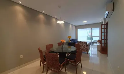 Apartamento mobiliado, com 2 dormitórios para alugar no Embaré - Santos/SP