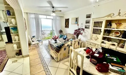 Apartamento à venda, 2 quartos, 1 suíte, 1 vaga, boqueirão - santos/sp