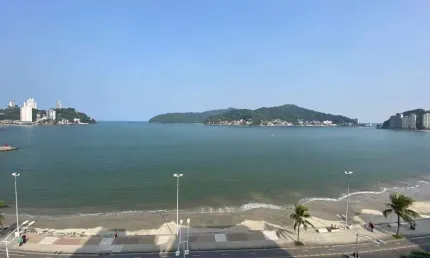 Apartamento 3 dormitórios, com vista mar, em São Vicente