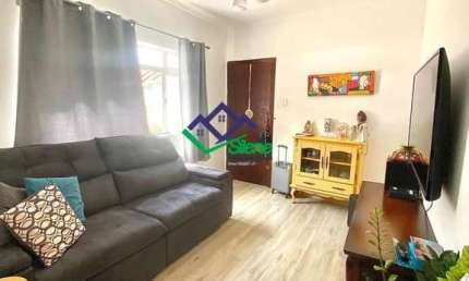 Apartamento para Venda em Santos, Embaré, 2 dormitórios, 1 banheiro, 1 vaga