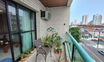 Apartamento para venda em santos, embaré, 3 dormitórios, 1 suíte, 4 banheiros, 2 vagas