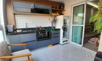 Apartamento para Venda em Praia Grande, Tupi, 3 dormitórios, 1 suíte, 2 banheiros, 2 vagas