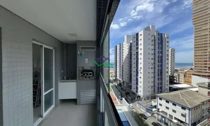 Apartamento para Venda em Praia Grande, Boqueirão, 2 dormitórios, 1 suíte, 2 banheiros, 2 vagas