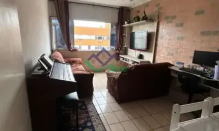 Apartamento para Venda em Santos, Encruzilhada, 2 dormitórios, 1 banheiro, 1 vaga