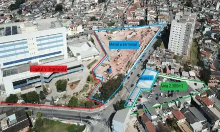 TERRENO À VENDA - VILA BRASILÂNDIA - FRENTE METRÔ SÃO PAULO/SP