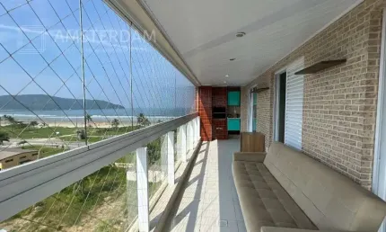 APARTAMENTO COM VISTA AO MAR COM 3 DORMITÓRIOS E VARANDA GOURMET.