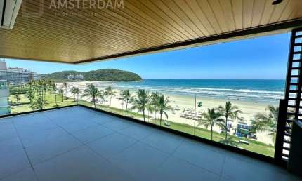 Apartamento novo frontal ao mar à venda na Riviera de São Lourenço no módulo 7