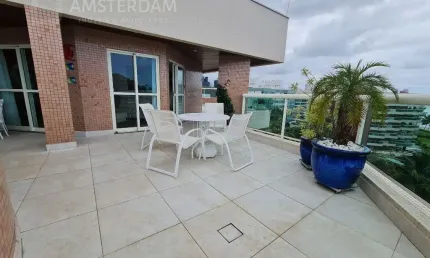 Cobertura 04 suítes, 281m² com vista, a venda na Riviera Módulo 2