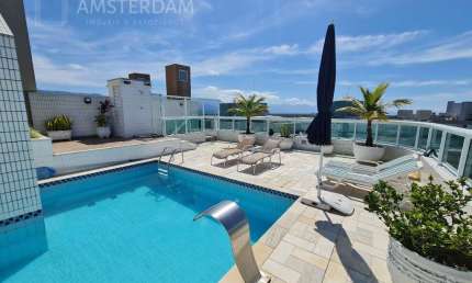 Cobertura de luxo à venda em Bertioga-SP, bairro Riviera: 3 quartos, 1 suíte, 2 salas, 2 banheiros, 3 vagas de garagem, 432m².