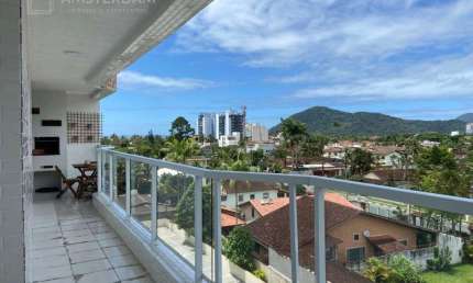 Apartamento para locação anual mobiliado com varanda gourmet no Portal de Orion, Centro de Bertioga Sp