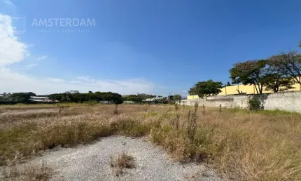 12.000 m² em Pindamonhangaba, área industrial, todo murado, plano, aterrado e pavimentado.