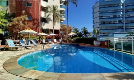 Apartamento à venda na Riviera Bertioga-SP: 3 suítes, 2 salas, 3 banheiros, 2 vagas de garagem. Área de 143,00 m
