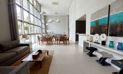 Apartamento à venda na Riviera Bertioga-SP: 4 quartos, 3 suítes, 2 salas, 5 banheiros, 2 vagas de garagem - 163 m².