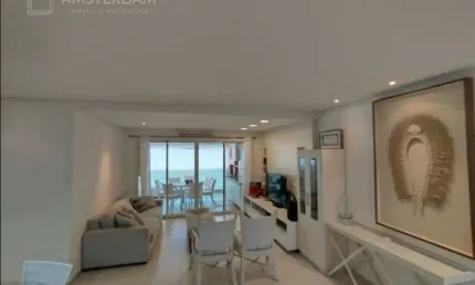 Apartamento à venda na Riviera Bertioga-SP: 3 quartos, 2 suítes, 2 salas, 3 banheiros, 2 vagas de garagem e 139m² de luxo!
