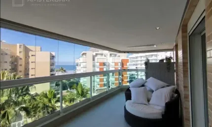 Apartamento de luxo na riviera bertioga/sp: 3 quartos, 2 suítes, 2 salas, 3 banheiros, 2 vagas de garagem e 139m²!