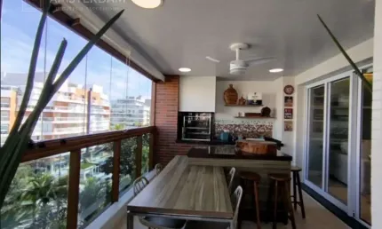 Venda na riviera. apartamento de luxo com 4 suítes, 5 banheiros, 4 vagas, 228,15m²!