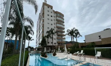 APARTAMENTO FRENTE AO MAR COM VISTA E VARANDA GOURMET NO CENTRO DE BERTIOGA